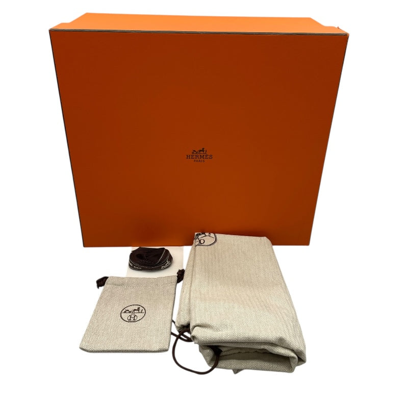 エルメス HERMES リンディ30 □N刻印 オレンジ シルバー金具 トリヨンクレマンス レディース ショルダーバッグ