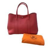 エルメス HERMES ガーデンパーティPM □N刻印（2010年製造） ブーゲンビリア/シルバー金具 ネゴンダ レディース トートバッグ