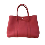 エルメス HERMES ガーデンパーティPM □N刻印（2010年製造） ブーゲンビリア/シルバー金具 ネゴンダ レディース トートバッグ