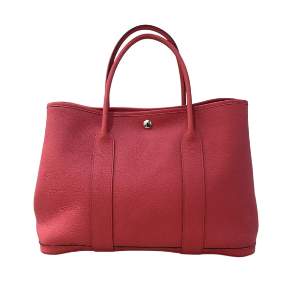 エルメス HERMES ガーデンパーティPM □N刻印（2010年製造） ブーゲンビリア/シルバー金具 ネゴンダ レディース トートバッグ