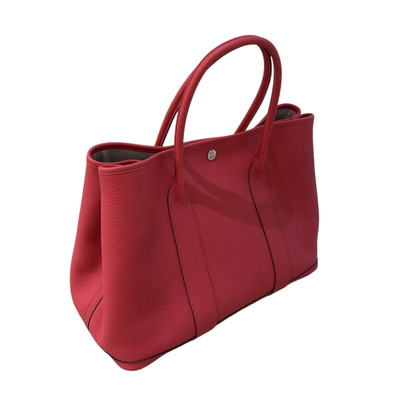 エルメス HERMES ガーデンパーティPM □N刻印（2010年製造） ブーゲンビリア/シルバー金具 ネゴンダ レディース トートバッグ