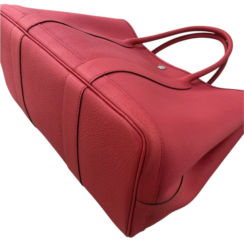 エルメス HERMES ガーデンパーティPM □N刻印（2010年製造） ブーゲンビリア/シルバー金具 ネゴンダ レディース トートバッグ