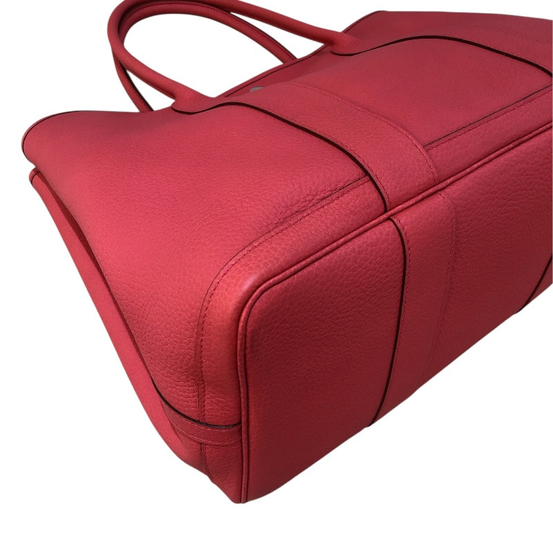 エルメス HERMES ガーデンパーティPM □N刻印（2010年製造） ブーゲンビリア/シルバー金具 ネゴンダ レディース トートバッグ
