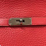 エルメス HERMES ジプシエール28 T刻 ルージュピヴォワンヌ シルバー金具 トリヨンクレマンス レディース ショルダーバッグ
