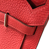 エルメス HERMES ジプシエール28 T刻 ルージュピヴォワンヌ シルバー金具 トリヨンクレマンス レディース ショルダーバッグ