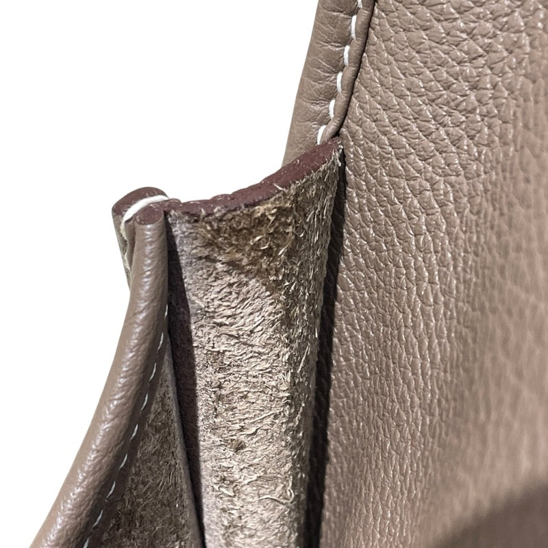 エルメス HERMES エヴリン3 TGM Y刻 エトゥープ　シルバー金具 トリヨン メンズ ショルダーバッグ