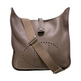 エルメス HERMES エヴリン3 TGM Y刻 エトゥープ　シルバー金具 トリヨン メンズ ショルダーバッグ