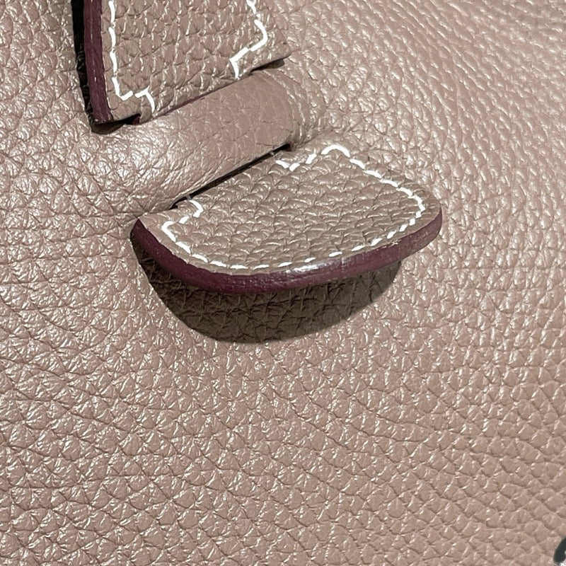 エルメス HERMES エヴリン3 TGM Y刻 エトゥープ　シルバー金具 トリヨン メンズ ショルダーバッグ