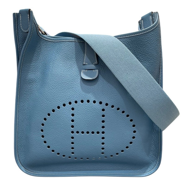 エルメス HERMES エヴリン2 □J刻 ブルージーン トリヨン レディース