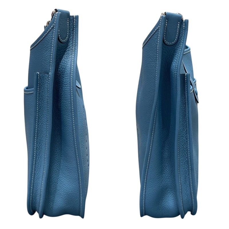 エルメス HERMES エヴリン2 □J刻 ブルージーン トリヨン レディース ショルダーバッグ