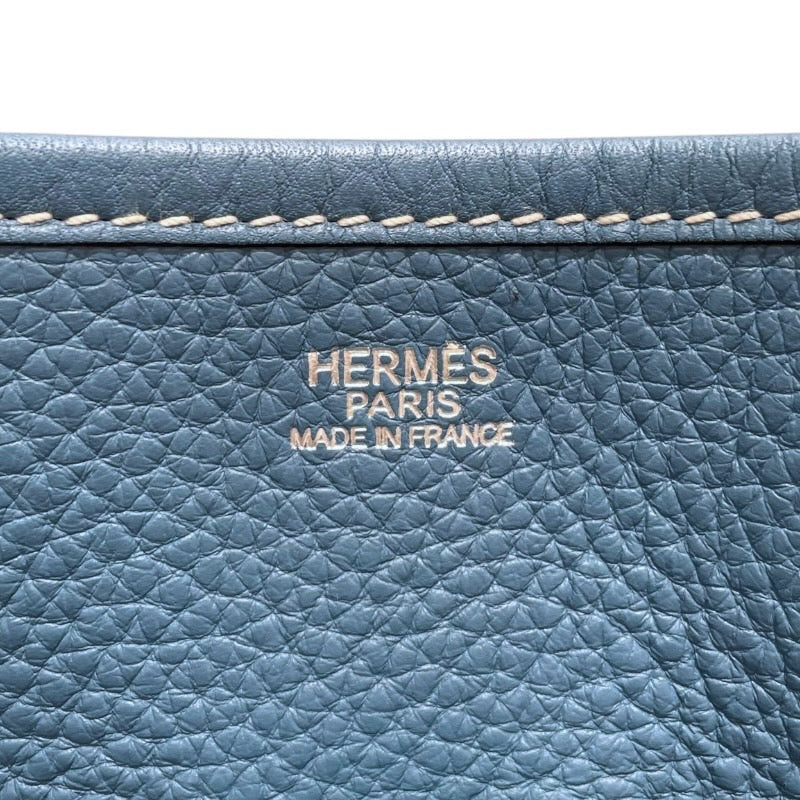 エルメス HERMES エヴリン2 □J刻 ブルージーン トリヨン レディース ショルダーバッグ