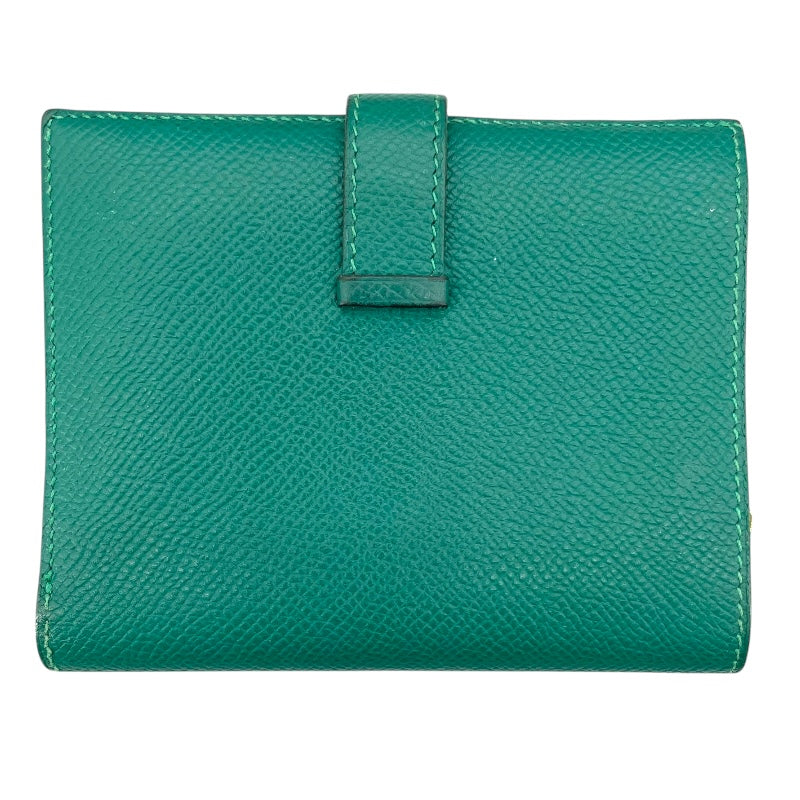 エルメス HERMES ベアンコンパクト □R刻 マラカルト×ゴールド