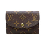 ルイ・ヴィトン LOUIS VUITTON ポルトモネ・ロザリ M41939 フェーシャ モノグラム・キャンバス/レザー レディース 二つ折り財布