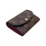 ルイ・ヴィトン LOUIS VUITTON ポルトモネ・ロザリ M41939 フェーシャ モノグラム・キャンバス/レザー レディース 二つ折り財布