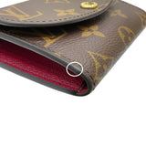 ルイ・ヴィトン LOUIS VUITTON ポルトモネ・ロザリ M41939 フェーシャ モノグラム・キャンバス/レザー レディース 二つ折り財布