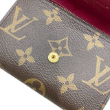 ルイ・ヴィトン LOUIS VUITTON ポルトモネ・ロザリ M41939 フェーシャ モノグラム・キャンバス/レザー レディース 二つ折り財布