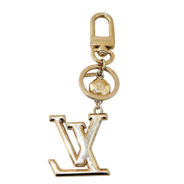 ルイ・ヴィトン LOUIS VUITTON ポルトクレ・ＬＶファセット M65216 ゴールド メタル ユニセックス キーホルダー