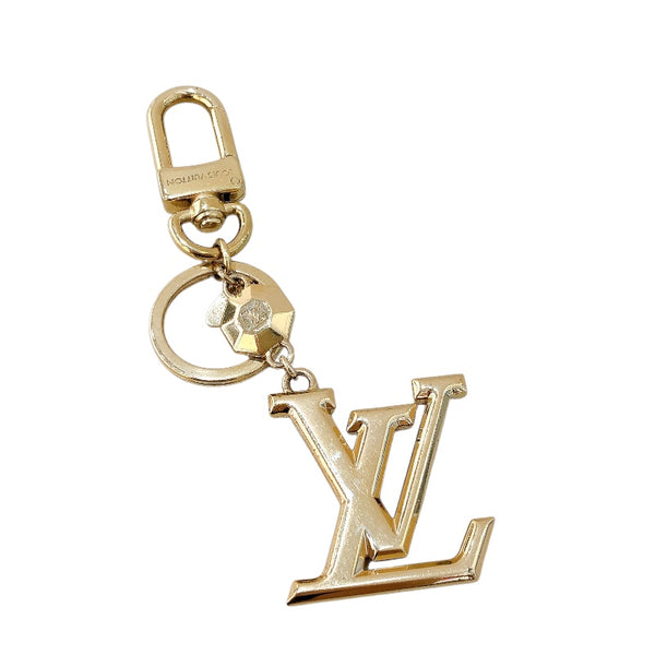 ルイ・ヴィトン LOUIS VUITTON ポルトクレ・ＬＶファセット M65216 ゴールド メタル ユニセックス キーホルダー