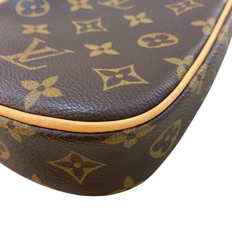 ルイ・ヴィトン LOUIS VUITTON ポシェット・ガンジュ M51870 ベージュ ゴールド金具 モノグラム レディース ボディバッグ
