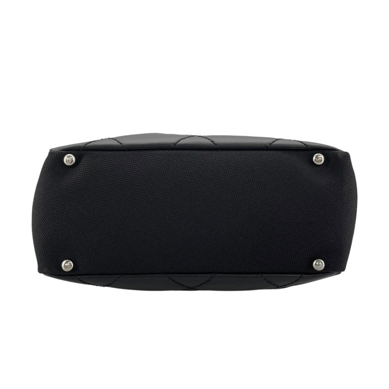 シャネル CHANEL パリピアリッツトート A34208 11番台 ブラック シルバー金具 コーティングキャンバス レディース トートバッグ