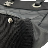 シャネル CHANEL パリピアリッツトート A34208 11番台 ブラック シルバー金具 コーティングキャンバス レディース トートバッグ