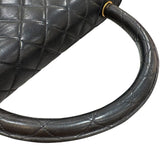 シャネル CHANEL 親子バッグ A04193 ブラック ラム レディース ハンドバッグ