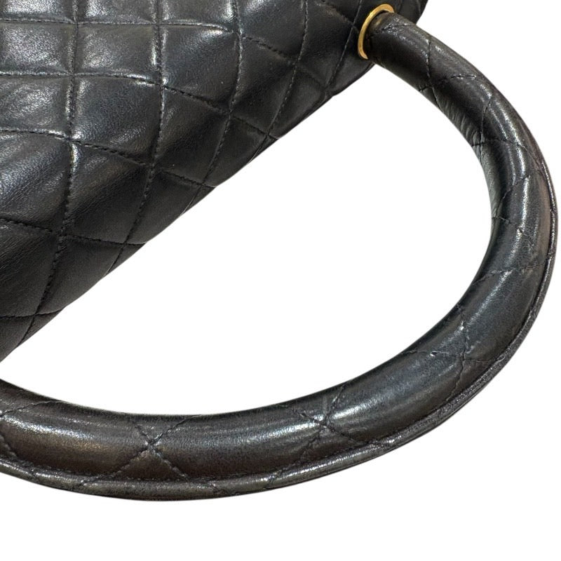 シャネル CHANEL 親子バッグ A04193 ブラック ラム レディース ハンドバッグ