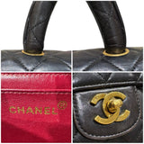 シャネル CHANEL 親子バッグ A04193 ブラック ラム レディース ハンドバッグ