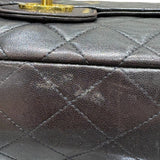 シャネル CHANEL 親子バッグ A04193 ブラック ラム レディース ハンドバッグ