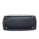 シャネル CHANEL パリビアリッツトートPM A34208 ブラック コーティングキャンバス レディース トートバッグ