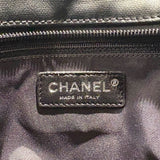 シャネル CHANEL パリビアリッツトートPM A34208 ブラック コーティングキャンバス レディース トートバッグ