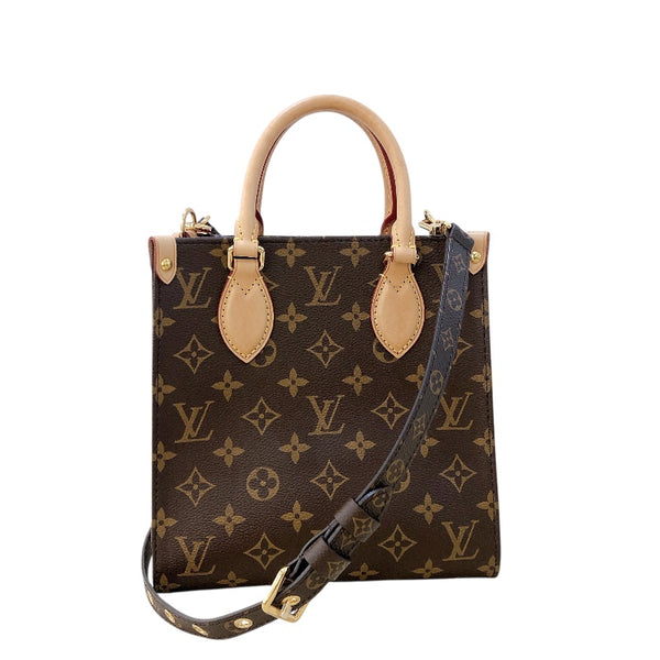 ルイ・ヴィトン LOUIS VUITTON サックプラBB M46265 ブラウン　ゴールド金具 モノグラム レディース ショルダーバッグ