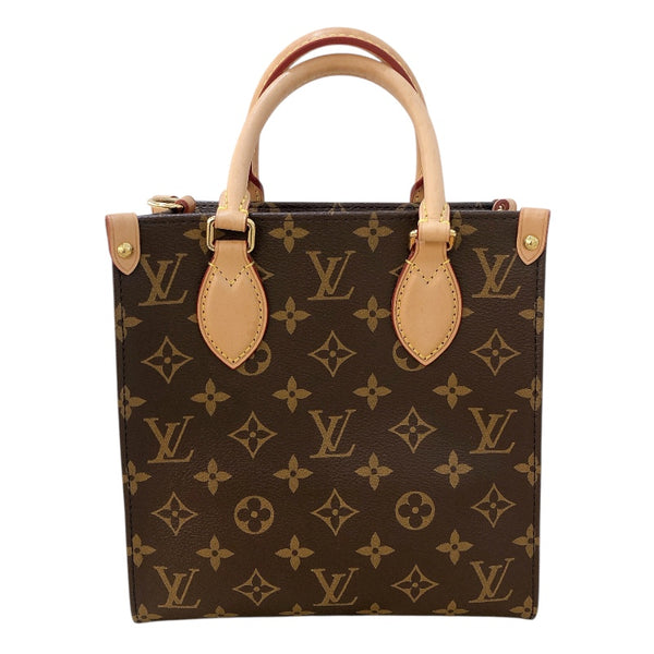 ルイ・ヴィトン LOUIS VUITTON サックプラBB M46265 ブラウン　ゴールド金具 モノグラム レディース ショルダーバッグ