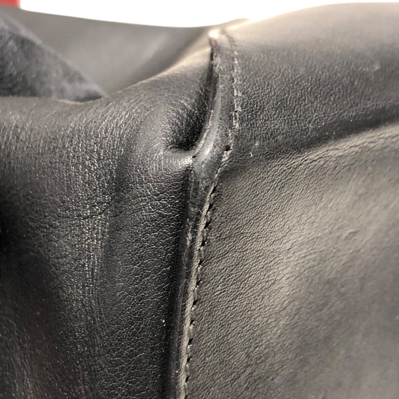 シャネル CHANEL エッセンシャネルトート A46882 ブラック ラムスキン ラム レディース トートバッグ