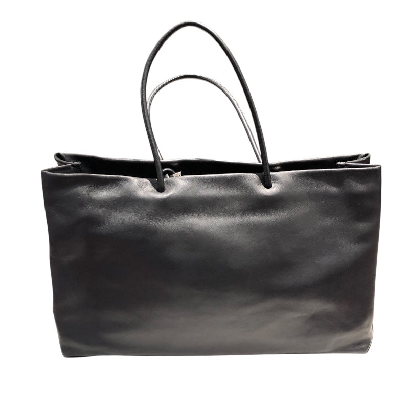 シャネル CHANEL エッセンシャネルトート A46882 ブラック ラムスキン ラム レディース トートバッグ