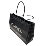 シャネル CHANEL エッセンシャネルトート A46882 ブラック ラムスキン ラム レディース トートバッグ