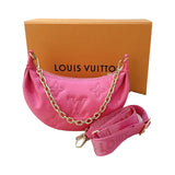 ルイ・ヴィトン LOUIS VUITTON オーバームーン M59915 ドラゴンフルーツ/GD金具 カーフ レディース ショルダーバッグ
