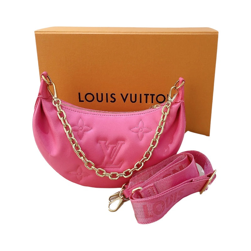 ルイ・ヴィトン LOUIS VUITTON オーバームーン M59915 ドラゴンフルーツ/GD金具 カーフ レディース ショルダーバッグ
