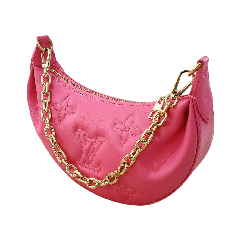 ルイ・ヴィトン LOUIS VUITTON オーバームーン M59915 ドラゴンフルーツ/GD金具 カーフ レディース ショルダーバッグ