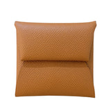 エルメス HERMES バスティア W刻 ゴールド シルバー金具 エプソン レディース コインケース