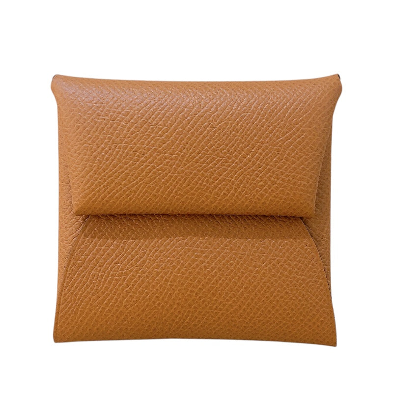 エルメス HERMES バスティア W刻 ゴールド シルバー金具 エプソン レディース コインケース