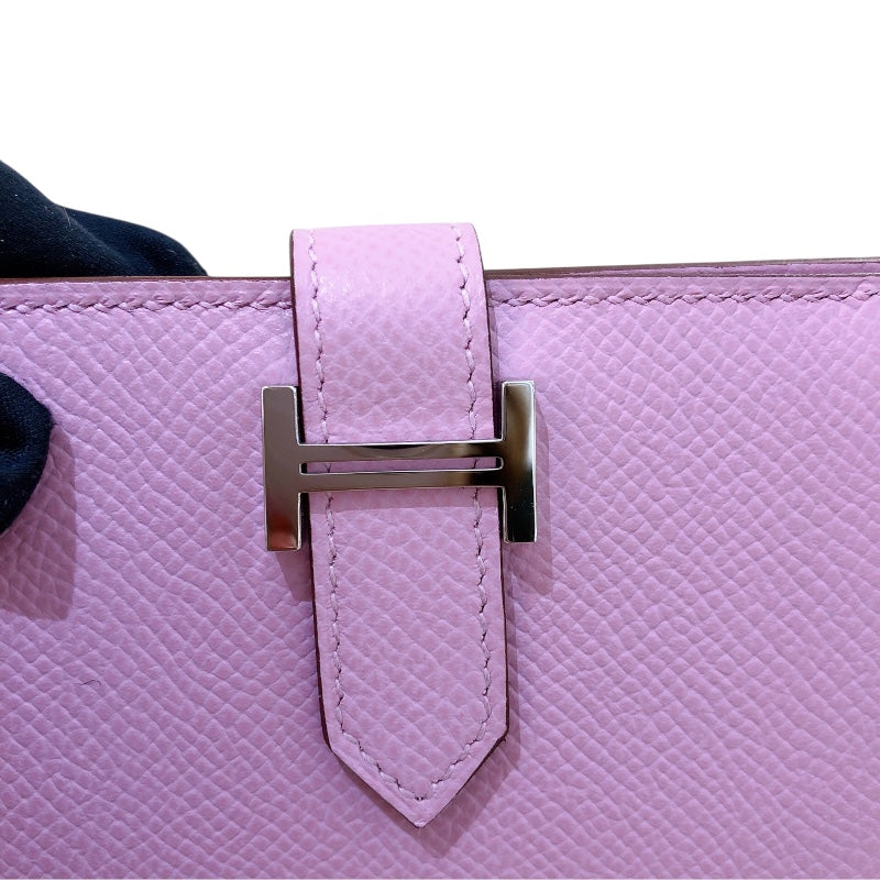 エルメス HERMES ベアンコンパクト Z刻 モーヴシルベストル