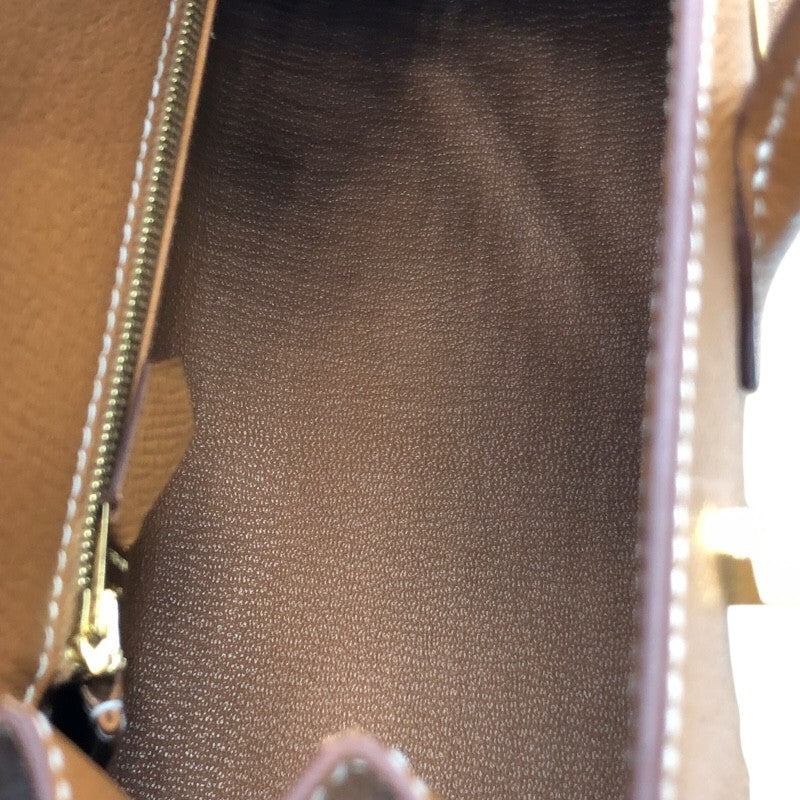 エルメス HERMES バーキン25 セリエ W刻 ゴールド×GD金具 エプソン レディース ハンドバッグ