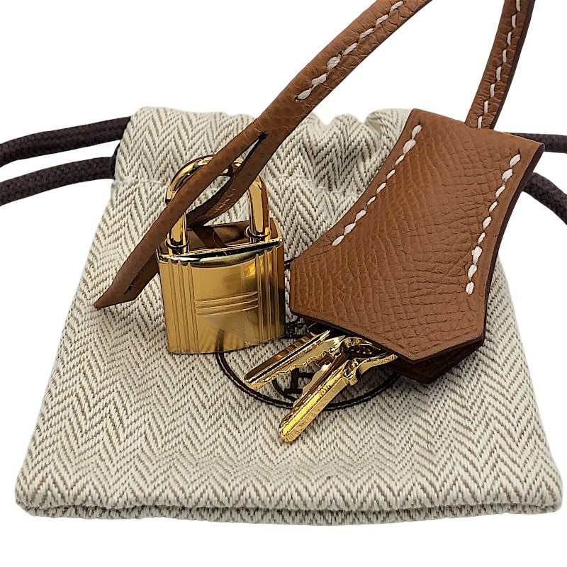 エルメス HERMES バーキン25 セリエ W刻 ゴールド×GD金具 エプソン レディース ハンドバッグ