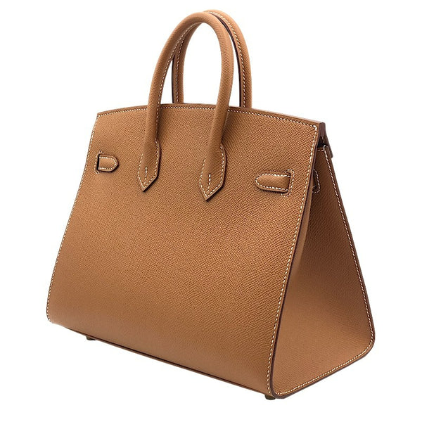 エルメス HERMES バーキン25 セリエ W刻 ゴールド×GD金具 エプソン レディース ハンドバッグ