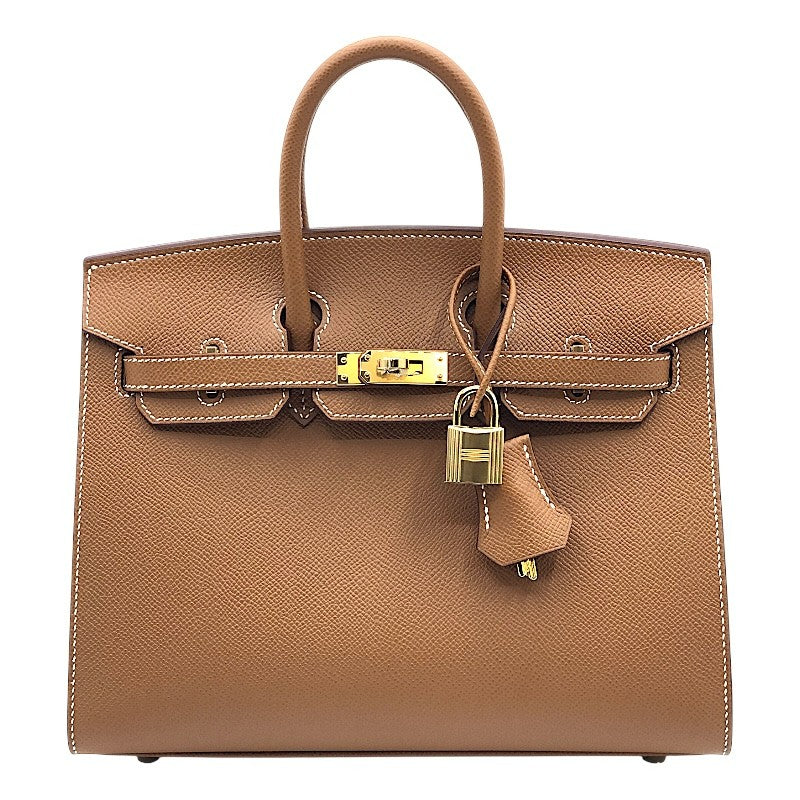 エルメス HERMES バーキン25 セリエ W刻 ゴールド×GD金具 エプソン レディース ハンドバッグ