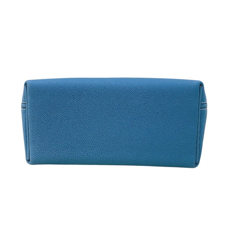 エルメス HERMES ヴァンキャトル24 W刻 ニューブルージーン/GD金具 トゴ レディース ハンドバッグ