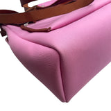 エルメス HERMES エールジップPM ピンク×SV金具 トワル　Y刻 レディース ショルダーバッグ