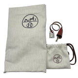 エルメス HERMES エールジップPM ピンク×SV金具 トワル　Y刻 レディース ショルダーバッグ