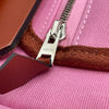 エルメス HERMES エールジップPM ピンク×SV金具 トワル　Y刻 レディース ショルダーバッグ